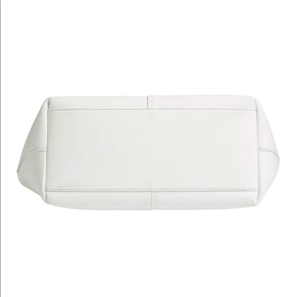 Frame Les Second Medium White Leather Tote - Picture 5 of 14